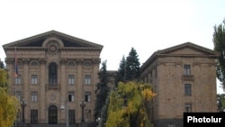 Armenia -- The parliament building in Yerevan.