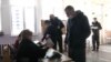 Armenia - Voters at a polling station in Masis, December 5, 2021