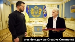 Владимир Зеленский  жана Мустафа Жемилев. Киев. 13-ноябрь, 2023-жыл