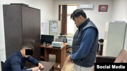 KG Group курулуш компаниясынын негиздөөчүсү Имамидин Ташов. УКМК тараткан сүрөт. 22-апрель, 2024-жыл.