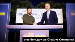 Президент України Володимир Зеленський і президент США Джо Байден. Італія, 13 червня 2024 року 