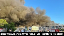 Сӯхтор дар маркази тиҷоратии Marywilska 44. 12 маи соли 2024