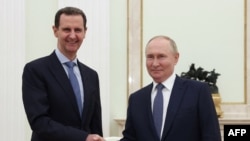 Башар Асад и Владимир Путин. Москва, 25 июля 2024 г.