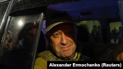 «Վագներ» մասնավոր ռազմական ընկերության հիմնադիր, մեծահարուստ Եվգենի Պրիգոժինը, Դոնի Ռոստով, 24 հունիսի, 2023թ.