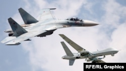 Su-27 և MQ-9