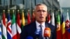 Generalni sekretar NATO-a Jens Stoltenberg u obraćanju medijima prvog dana Ministarskog sastanka u Briselu, 15. juna 2023. 
