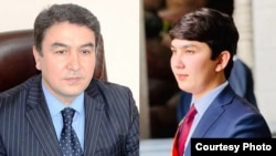 Файзулло Машраб, ректор РТСУ, и его сын Комёб Файзулло 