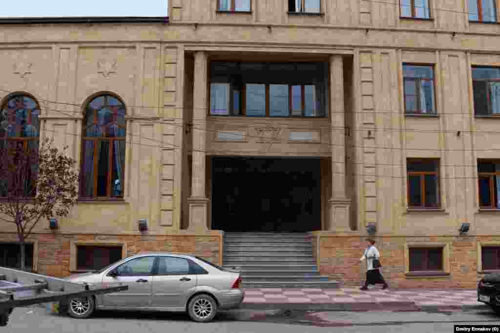 Синагога Келе-Нумаз в Дербенте, май 2023 года. Сообщается, что до большевистской революции в городе было 11 синагог. Сегодня осталась лишь одна 