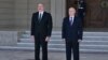 Президентите на Азербайджан Илхам Алиев (вляво) и на Русия Владимир Путин 