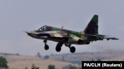 Самалёт Су-25, здольны несьці тактычную ядзерную зброю.