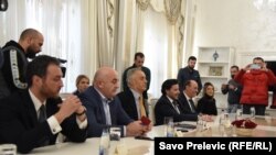 Sastanak lidera parlamentarne većine u Skupštini Crne Gore bez dogovora za formiranje nove Vlade. 4. januar 2023.