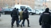 Задержания Росгвардией на акции против войны в Санкт-Петербурге, апрель 2022 года