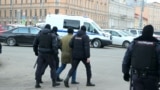 Задержания Росгвардией на акции против войны в Санкт-Петербурге, апрель 2022 года