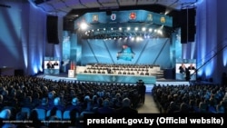 Пачатак Усебеларускага сходу ў Менску 11 лютага 2021 