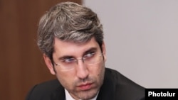 Armenia - Justice Minister Grigor Minasian.