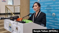 Президенттікке кандидат Қарақат Әбден. Астана, 19 қазан 2022 жыл.