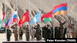 Tajikistan - CSTO holds a military exercise in 2021.