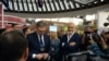 Predsednik Srbije Aleksandar Vučić i premijer Albanije Edi Rada na Sajmu vina organizovanom u okviru inicijative Otvoreni Balkan, 1. septembra 2022. u Beogradu