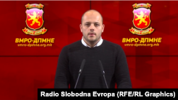 Дарко Костовски - прес конференција на ВМРО-ДПМНЕ