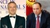 Михаил Надел (солдо) жана Максим Бакиев. (Сүрөт: The Asian Banker)