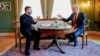 Ukrainian President Volodymyr Zelenskyy (left) meets Norwegian Prime Minister Jonas Store at the Prime Minister's residence in Oslo, Norway, March 20, 2025.