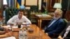 Під час зустрічі президента України Володимира Зеленського з олігархом Ігорем Коломойським (праворуч) в Офісі президента. Київ, 10 вересня 2019 року 