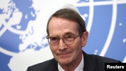 БҰҰ-ның Украинадағы әскери қылмыстарды зерттеу жөніндегі сарапшылар комиссиясының жетекшісі Эрик Месе.