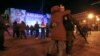 Slavlje na ulicama Donjecka posle održanih lokalnih izbora samoproglašene "Narodne Republike Donjeck", 2. novembar 2014.