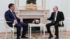 Садыр Жапаров и Владимир Путин. Москва. 24 февраля 2021.