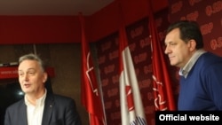 Zlatko Lagumdžija i Milorad Dodik u decembru 2010. godine