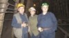 Hata Hasanspahić, Jasmina Salihspahić i Almedina Kaljun, miners, Breza, undated 