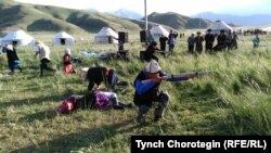 Кырк Шейит жергесинде талаада драмалык оюн коюу учуру. Тоң району. 05.8.16.