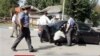 Police investigate the car of Ingushetia's Prime Minister Ibrahim Malsagov following a 25 August ass