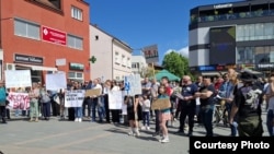 Protest u Prijedoru, 19. aprila 2025.