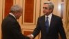 Armenia - President Serzh Sarkisian meets with Prosecutor General Aghvan Hovsepian, Yerevan,12Sep2013 