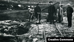 Ув'язнені табору на Соловецьких островах. 1925 рік