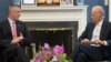 U.S. Vice President Joe Biden (R) met in Washington with Kosovo Prime Minister Hashim Thaci.