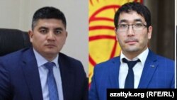 Эмил Жамгырчиев менен Бактыбек Калмуратов. 