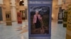 Bosnia and Herzegovina, Sarajevo, City Hall, Exhibition "We live" about women victims of war. December 8th 2020