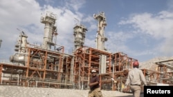 A unit of Iran's South Pars Gas field at Asalouyeh Seaport (file photo)