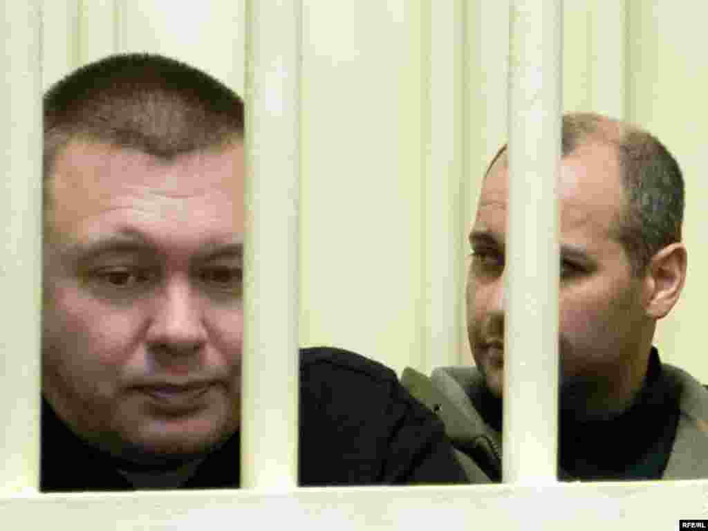 Подсудимые Павел Рягузов и Сергей Хаджикурбатов