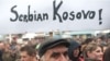 sa srpskih protesta u Mitrovici, u decembru 2007.