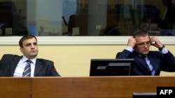 Milan i Sredoje Lukić u sudnici Tribunala, arhiva