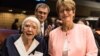 Ljudmila Aleksejeva prima nagradu Valclav Havel u Strazburu, 28. septembar 2015.