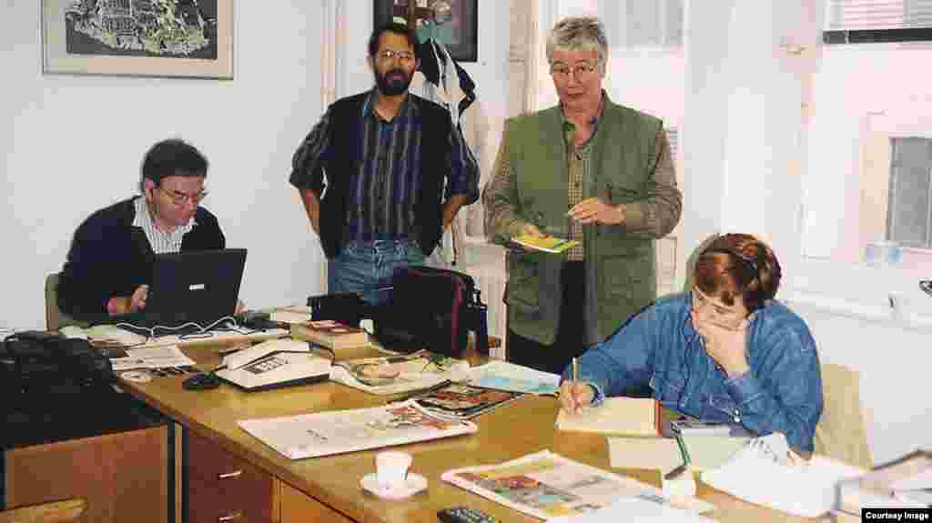 Mladen Mali, Enis Zebić, Ines Šaškor, Silvija Simić, Zagreb, 4. septembar 1999.