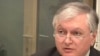Armenia -- Vdeo screenshot, Foreign Minister Edvaurd Nalbandian in the studio of RFE/RL, Yerevan, 17Jan2010