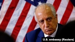 U.S. special peace envoy Zalmay Khalilzad has previously said he held several meetings with all Afghans involved in the conflict -- a reference that would include the Taliban. (file photo)