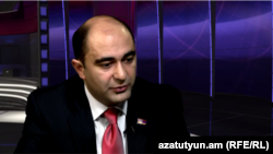 Ազգային ժողովի պատգամավոր Էդմոն Մարուքյանը «Ազատություն TV»-ի եթերում, արխիվ