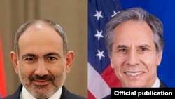 ՀՀ վարչապետ Նիկոլ Փաշինյան և Միացյալ Նահանգների պետքարտուղար Էնթոնի Բլինքեն