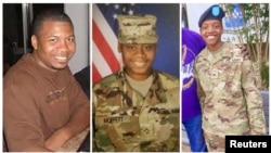 Armata SUA a publicat identitățile și fotografiile soldaților americani uciși în atacul din Iordania: William Jerome Rivers (s), Breonna Alexsondria Moffett (c) și Kennedy Ladon Sanders (d).